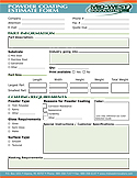 Powder Coating Worksheet